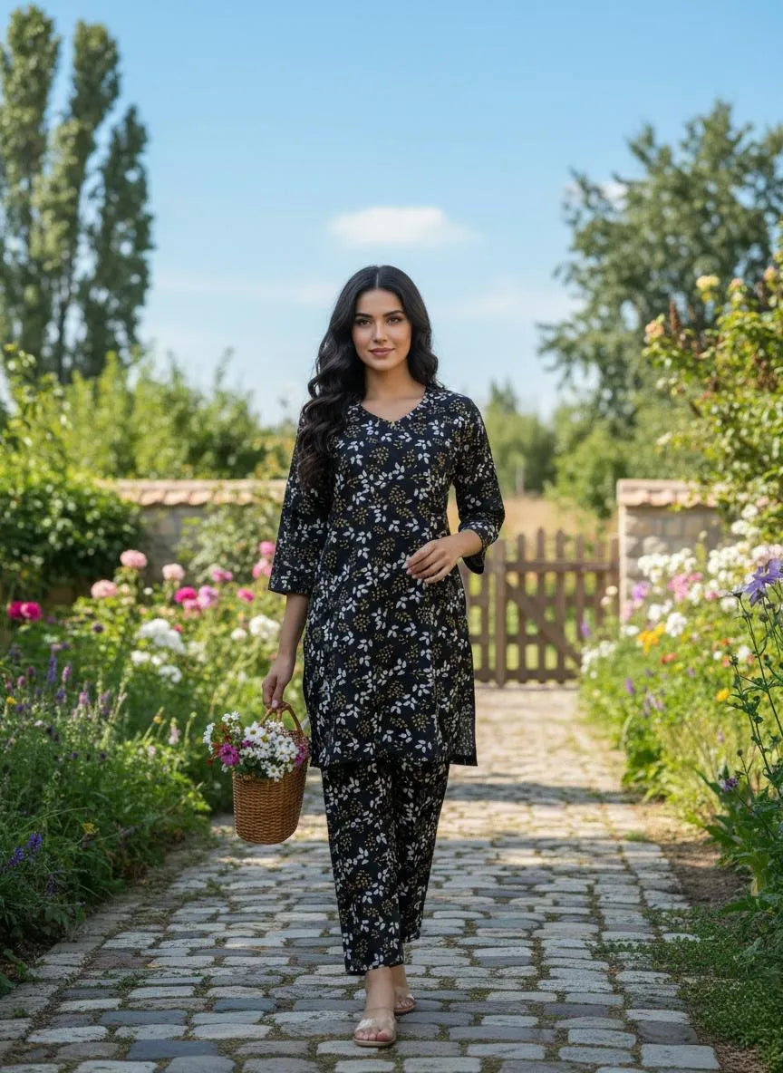 Eid Collection 2 Pcs Women's Stitched Cotton Lawn Printed Suit