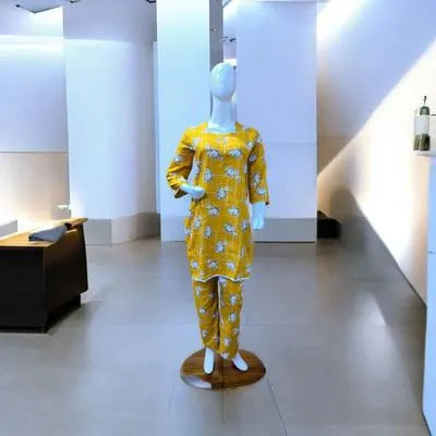 Eid Collection 2 Pcs Women's Stitched Cotton Lawn Printed Suit