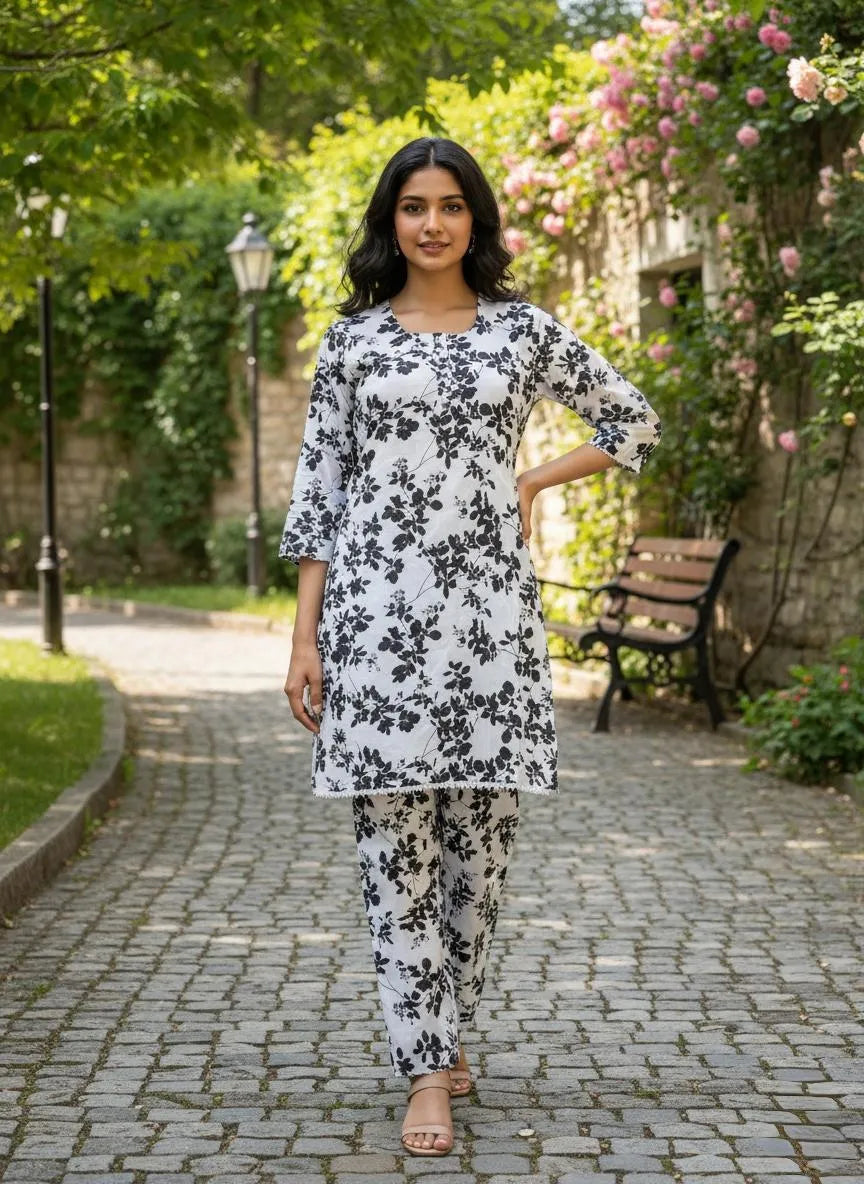 Eid Collection 2 Pcs Women's Stitched Cotton Lawn Printed Suit