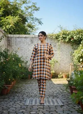 Eid Collection 2 Pcs Women's Stitched Cotton Lawn Printed Suit