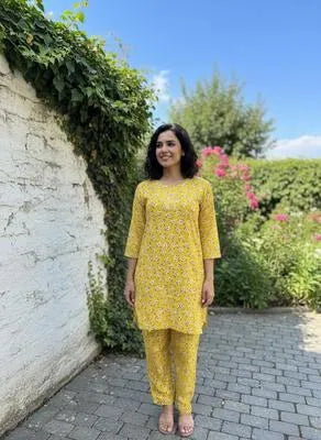 Eid Collection 2 Pcs Women's Stitched Cotton Lawn Printed Suit