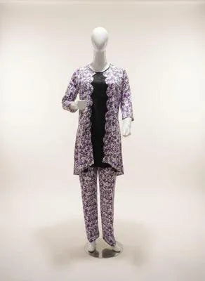 Eid Collection 2 Pcs Women's Stitched Cotton Lawn Printed Shirt And Trouser