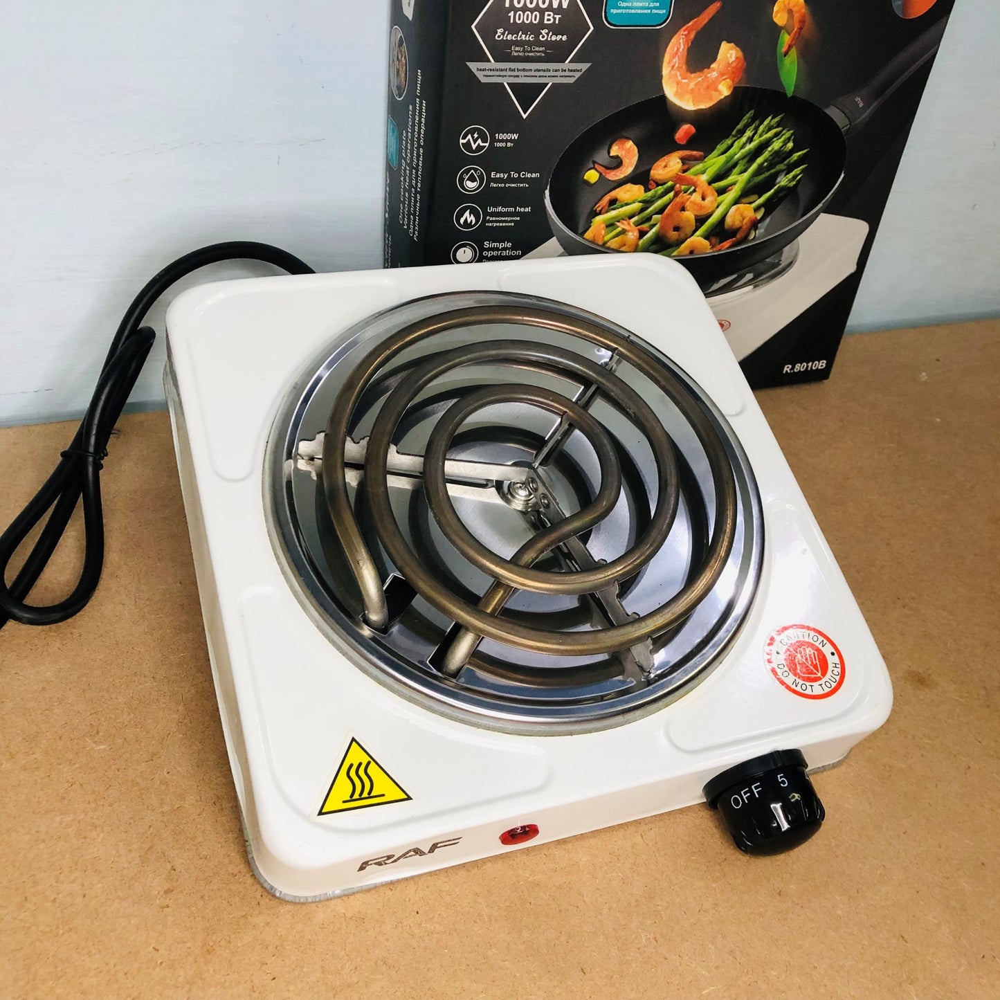 Electric Stove for cooking, Hot Plate heat up in just 2 mins, Easy to clean