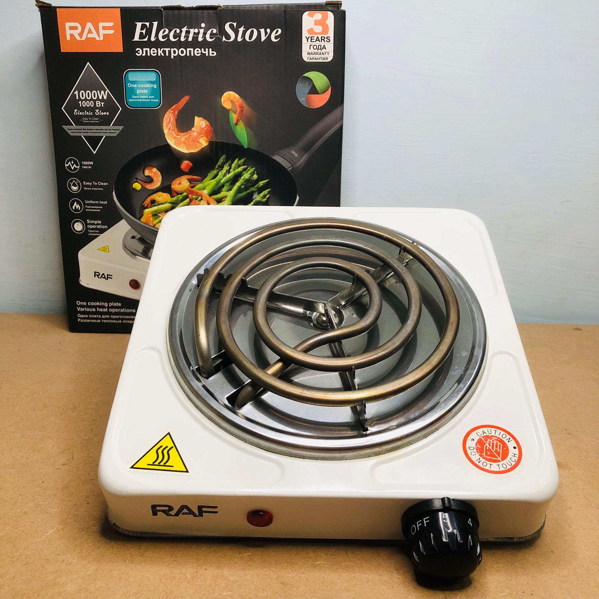 Electric Stove for cooking, Hot Plate heat up in just 2 mins, Easy to clean