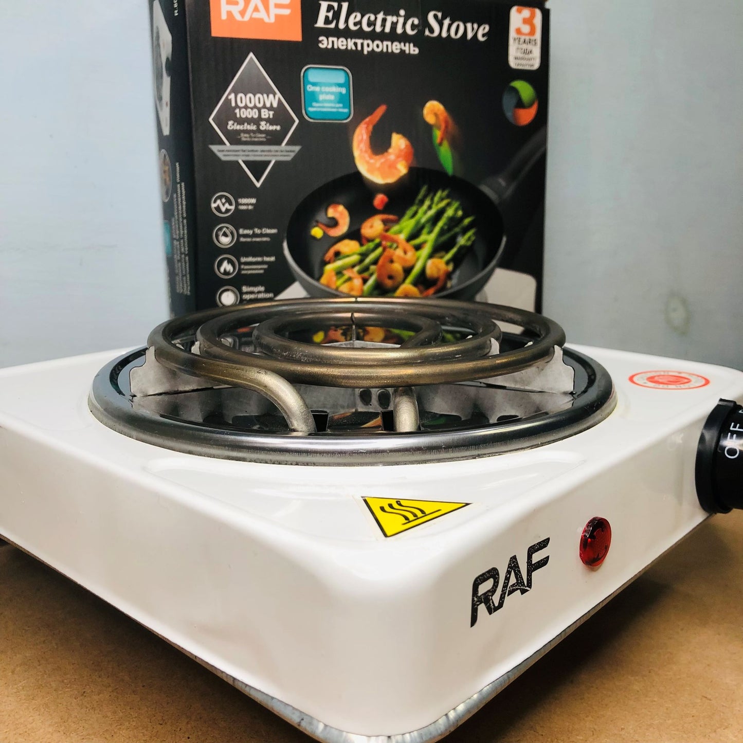 Electric Stove for cooking, Hot Plate heat up in just 2 mins, Easy to clean
