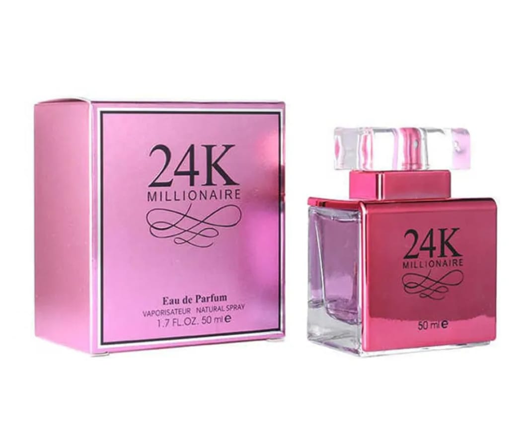 24K Millionaire Perfume Women's Eau de Fruity Scent 50ml