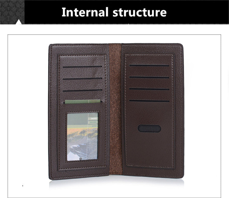 JEEP BULUO Brand Wallet Clutch Carteira Masculina Men Leather Men Wallets Business Brand Card Holder Purse | Men's Wallet