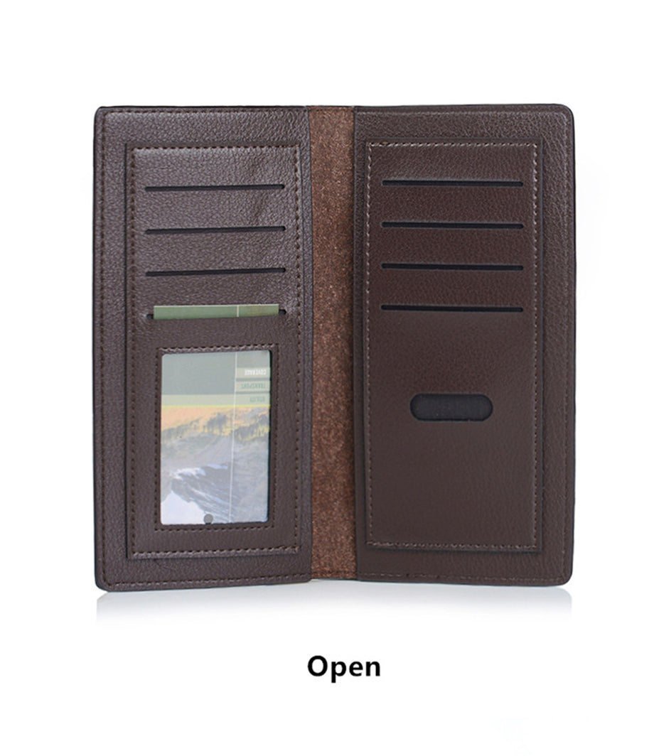 JEEP BULUO Brand Wallet Clutch Carteira Masculina Men Leather Men Wallets Business Brand Card Holder Purse | Men's Wallet