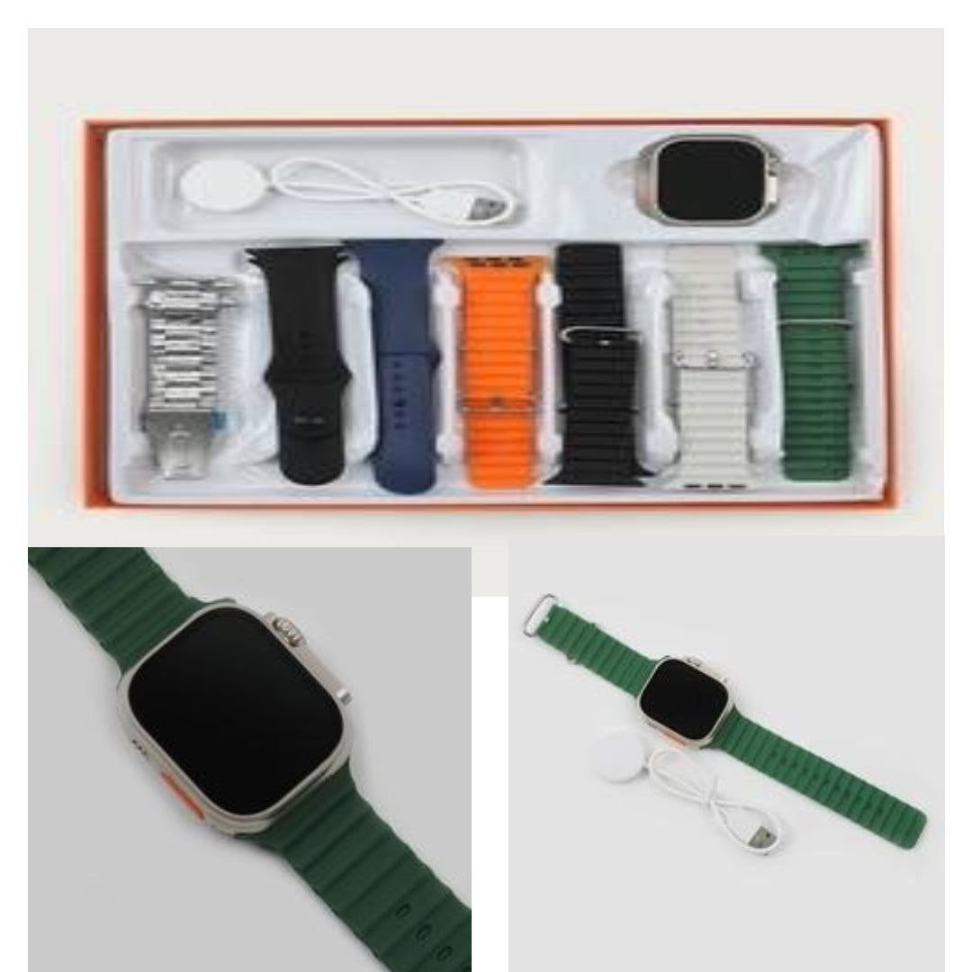 Y20 Ultra Sports Version Smart Watch | Smart Watch For Boys | Smart Watch For Men - Digital Watch | 7 + 1 Strap Smart Watch - Random Color