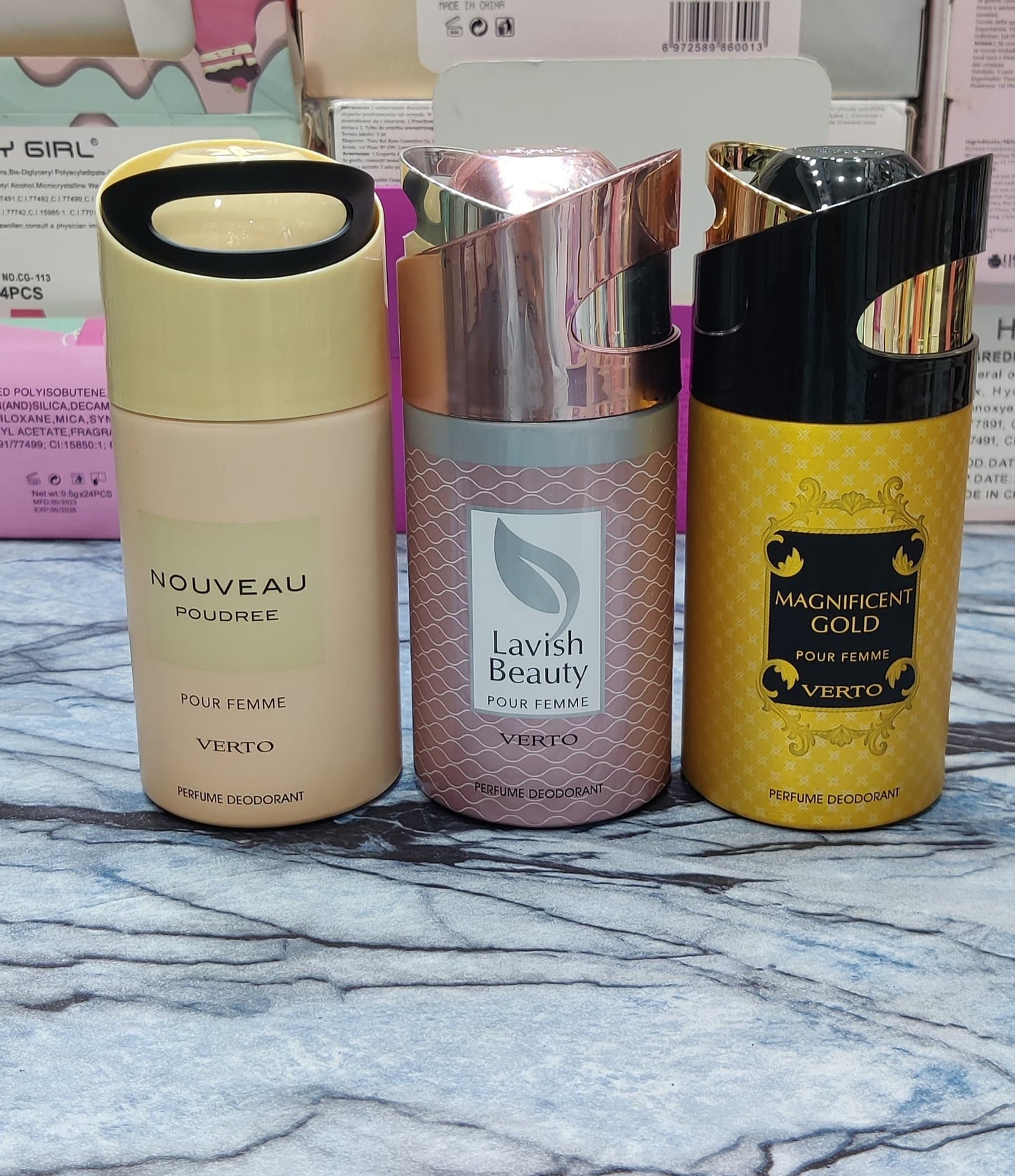 Luxury Long-Lasting Body Perfume – 250ml Original Fragrance for Men & Women (Without Box) - Magnificent Gold