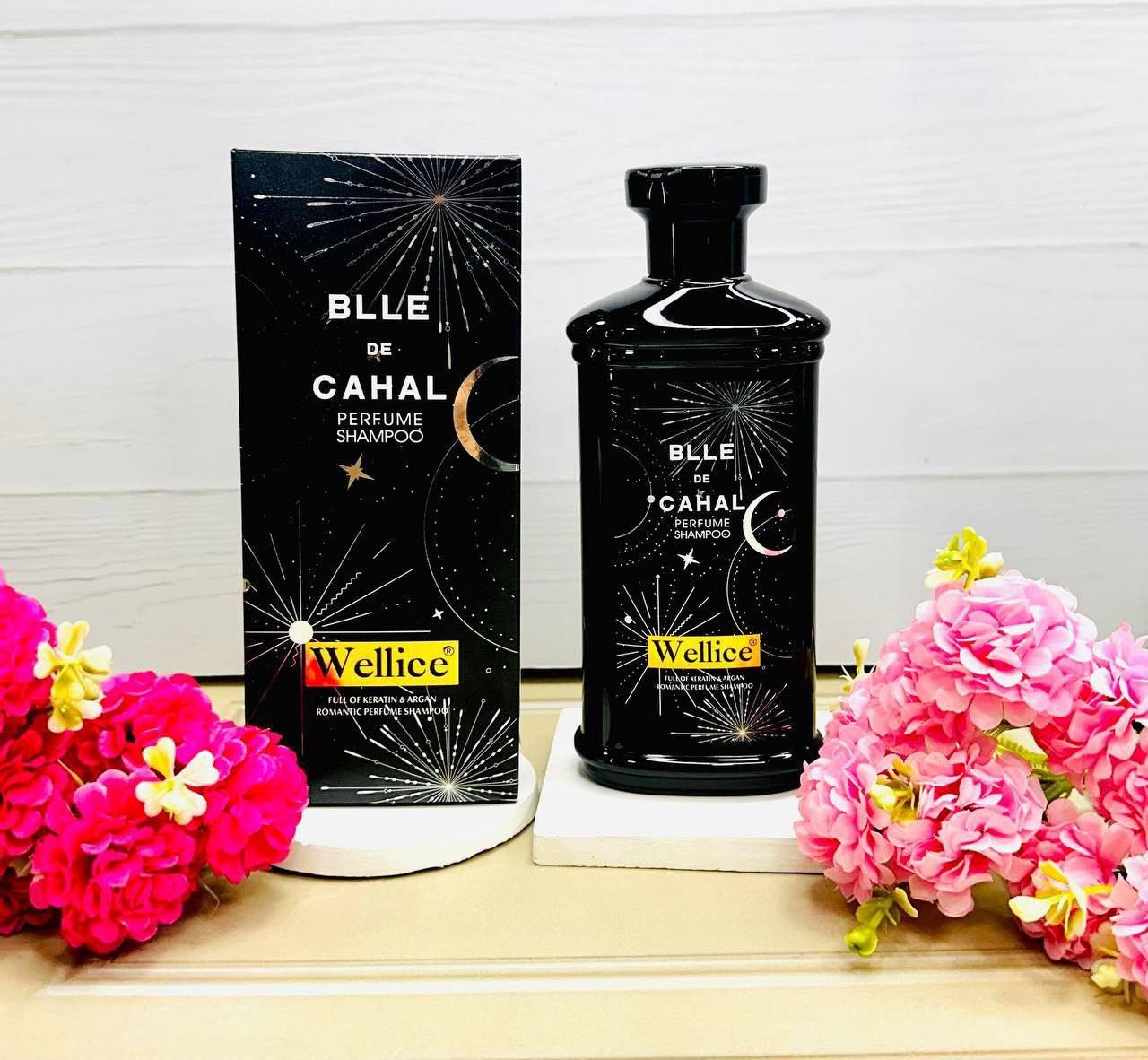 Wellice Blue De Cahal Perfume Shampoo – Long-Lasting Fragrance, Deep Clean & Silky Smooth Hair Care