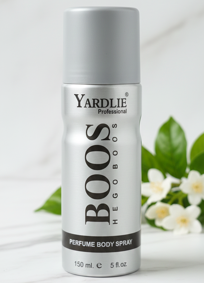 Yardlie Professional BOSS HEGOBOOS Perfume Body Spray (150ml): The Bold, Masculine Deodorant for Professional Men