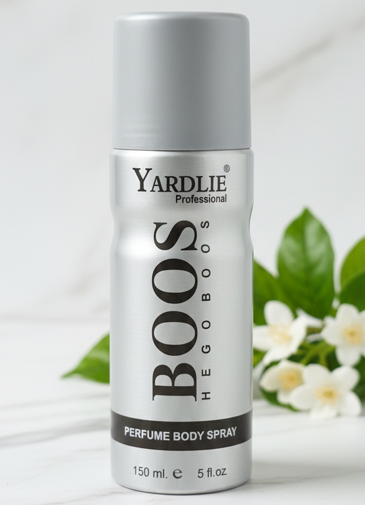 Yardlie Professional BOSS HEGOBOOS Perfume Body Spray (150ml): The Bold, Masculine Deodorant for Professional Men