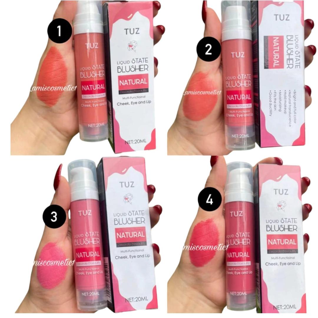 Tuz Long Lasting Liquid Blush Flawless Coverage Natural Tint Easy Blend Smooth Application - Shade 1
