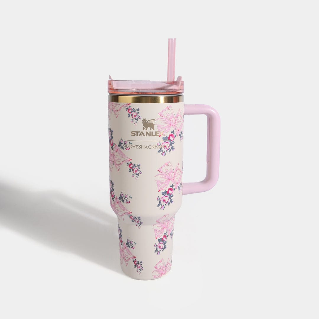 Stanley Pastel Edition Tumbler | Elegant Floral Design | Large Capacity