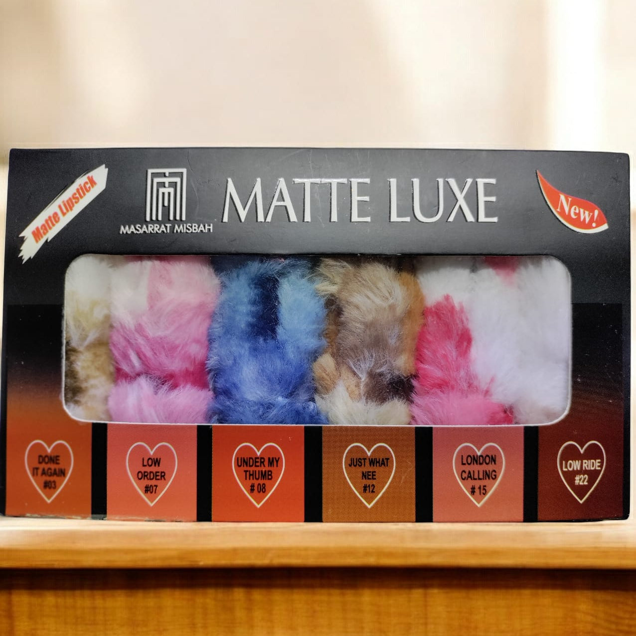 High Pigmented Fluffy Velvet Matte Lipstick – Pack of 6 | Soft Matte Finish | Long-Lasting Bold Shades