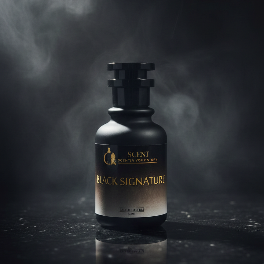 Scentia Your Story Black Signature Perfume – Everglow Edition Long-Lasting Luxury Fragrance ~ 50 ML