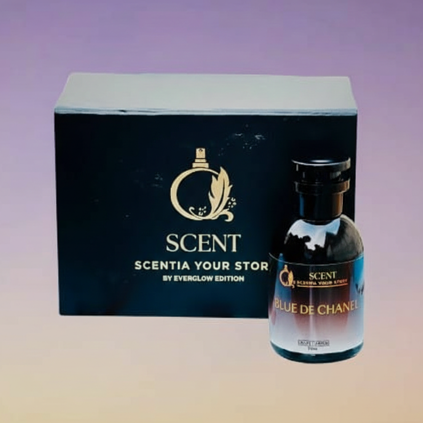 Scentia Your Story Blue de Chanel Everglow Edition – Luxury Long-Lasting Perfume 50ml