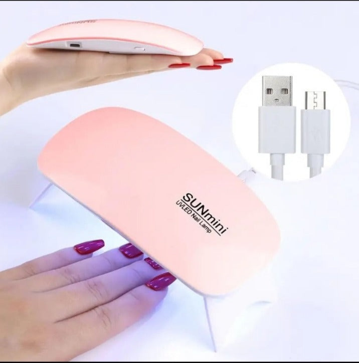 UV Led Lamp For Nails 6W Nail Lamp Light With Timer Mini Premium Quality Smooth Finish Durable Stylish And Compact Design