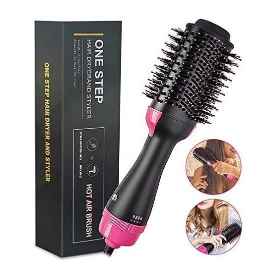 3 in 1 Hair Dryer Brush | One Step Volumizer & Styler | Dry, Straighten & Curl | Professional Hot Air Brush
