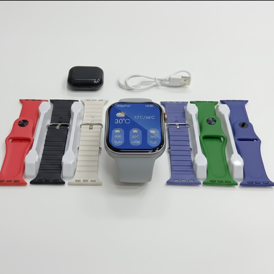 Crown XT30 Series 11 (7+1) Smart Watch – HD Display, Bluetooth Calling & Advanced Health Tracking