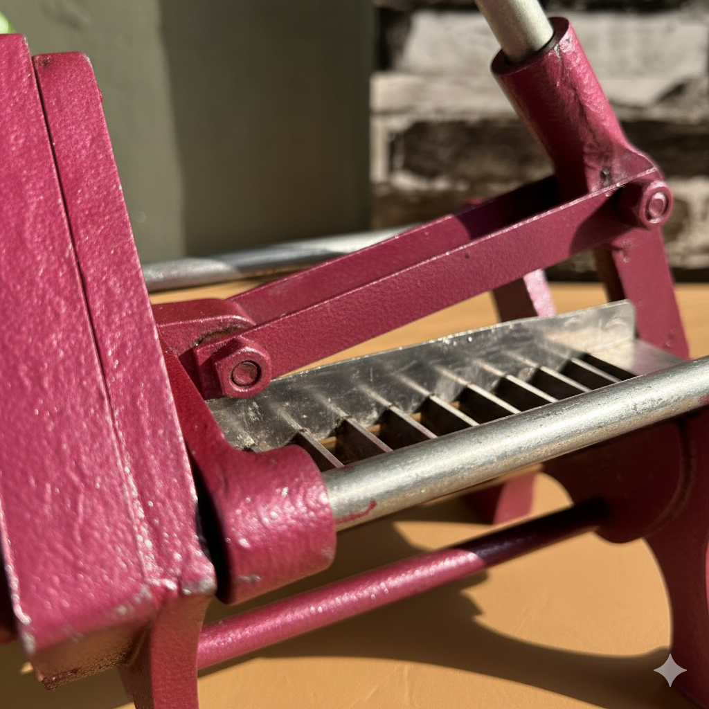 Multi-Functional Aluminium Potato Chips & French Fries Cutter – Manual Heavy-Duty Potato Slicer for Home & Restaurant Use